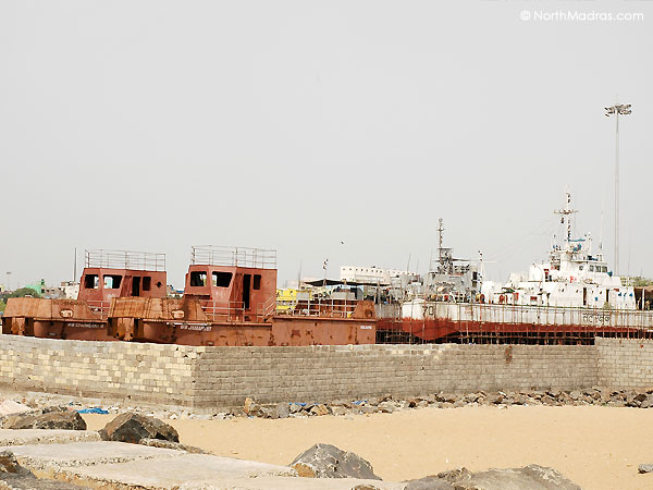 One of the major shipping building yards in Tamilnadu, it build ships mostly for the fishing process.